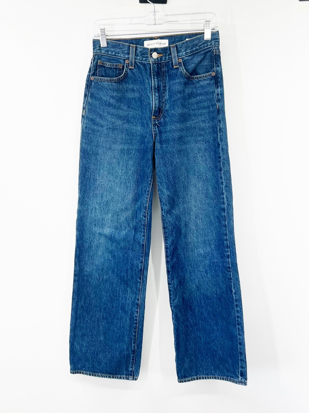 Denim Forum Aritzia The Farrah High Rise Wide Leg Jeans